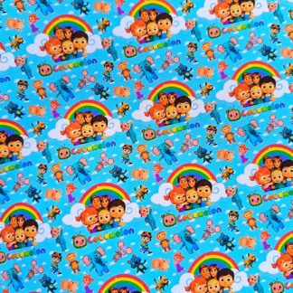 Pre School Favs 014 Canvas Fabric Sheet