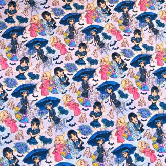 Wednesday 001 Canvas Fabric Sheet