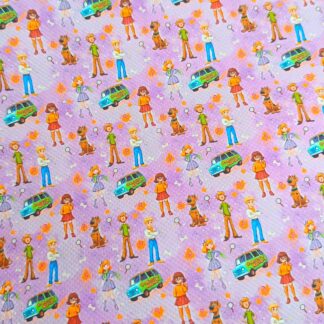 Mystery Gang 001 Canvas Fabric Sheet