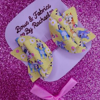 Blue Dog 051 Hair Bow