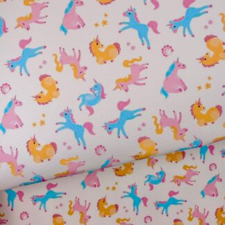 Unicorn 003 Canvas Fabric Sheet