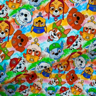 Rescue Pups 007 Canvas Fabric Sheet