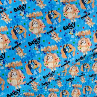 Blue Dog 010 Canvas Fabric Sheet
