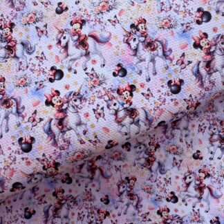 Clubhouse Mouse Unicorn 001 Canvas Fabric Sheet