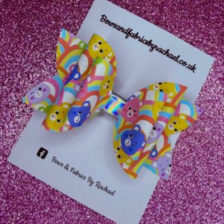Rainbow Bears 009 Hair Bow
