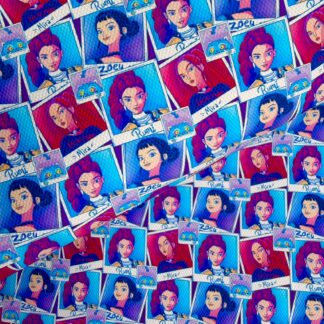 K Pop 044 Canvas Fabric Sheet