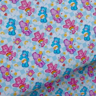 Rainbow Bears 011 Canvas Fabric Sheet