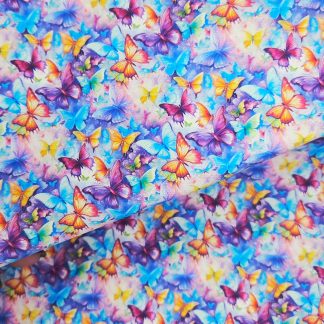 Butterflies 002 Canvas Fabric Sheet