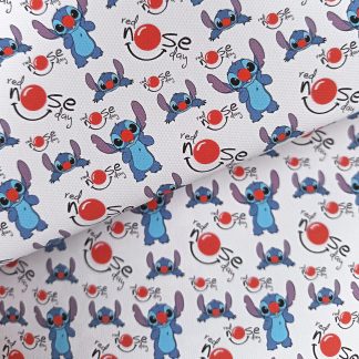 Red Nose Day 001 Canvas Fabric Sheet