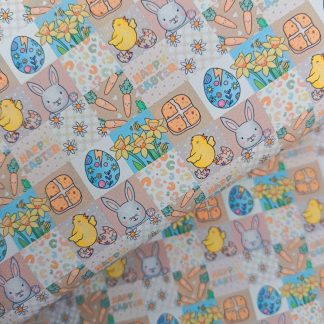 Easter 007 Canvas Fabric Sheet
