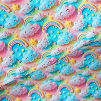 Rainbow 016 Canvas Fabric Sheet