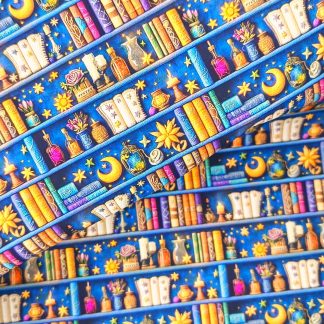 Magic Library 001 Canvas Fabric Sheet