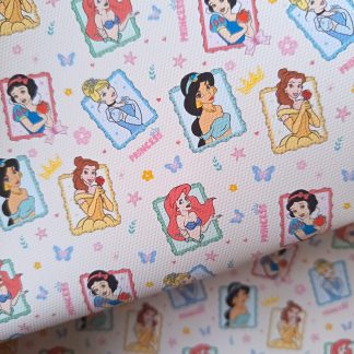 Princess 041 A4 Canvas Fabric Sheet