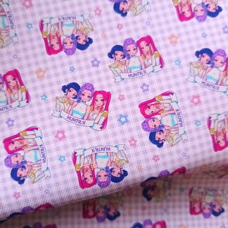 K Pop 056 Canvas Fabric Sheet A4