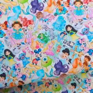 Disney 003 Canvas Fabric Sheet