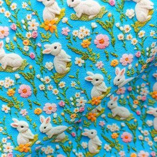 Bunnies 007 Canvas Fabric Sheet