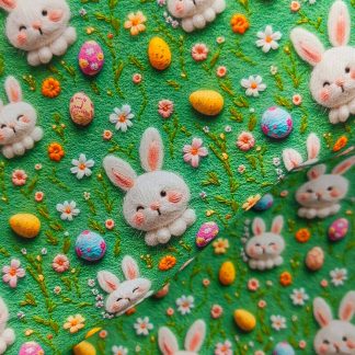 Easter 036 Canvas Fabric Sheet A4