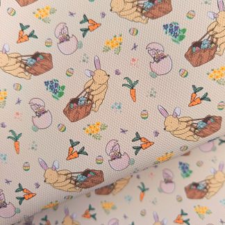 Easter 034 Canvas Fabric Sheet A4