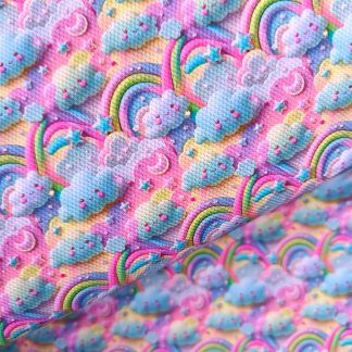 Rainbow 012 Canvas Fabric Sheet