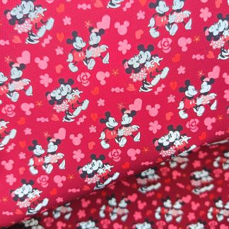 Disney Valentines 005 Canvas Fabric Sheet