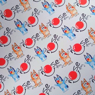 Red Nose Day 002 Canvas Fabric Sheet