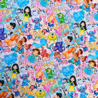 Disney 003 Canvas Fabric Sheet