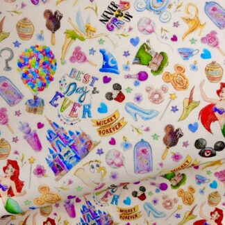Disney 010 Canvas Fabric Sheet