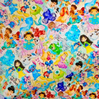 Disney 003 Canvas Fabric Sheet