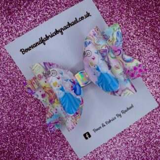 Glass Slipper Mash Up 001 Hair Bow