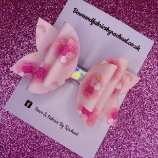 Pink Piggie 049 Hair Bow