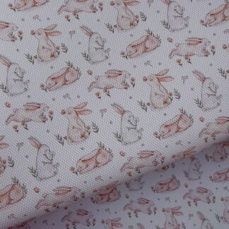 Bunnies 019 Canvas Fabric Sheet