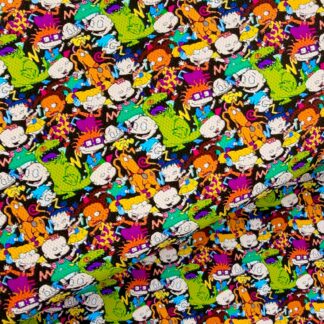 Retro Shows 001 Canvas Fabric Sheet