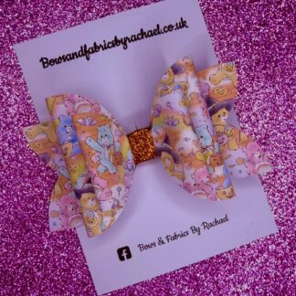 Rainbow Bears Halloween 001 Hair Bow