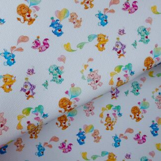 Rainbow Bears 012 Canvas Fabric Sheet