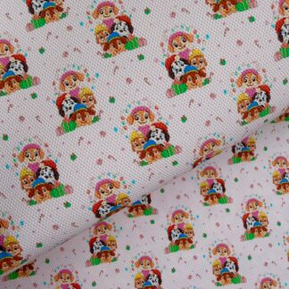 Rescue Pups Christmas 001 Canvas Fabric Sheet