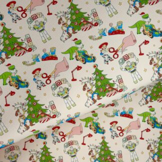 Pixar Christmas Toys 003 Canvas Fabric Sheet