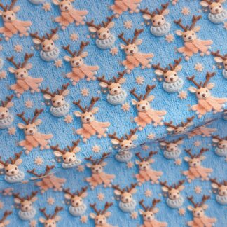 Reindeer 001 Canvas Fabric Sheet