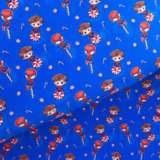 Christmas Spider 002 Canvas Fabric Sheet