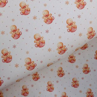 Gingerbread 004 Canvas Fabric Sheet