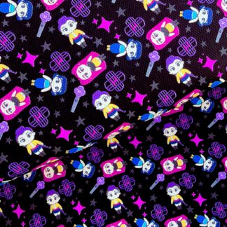 K Pop 061 Canvas Fabric Sheet