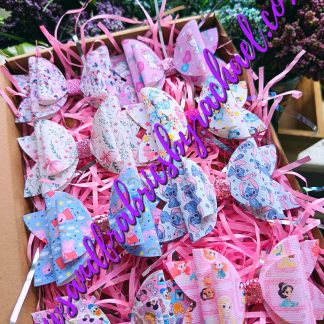 Hair Bow Gift Set 8pcs Reduced To Clear