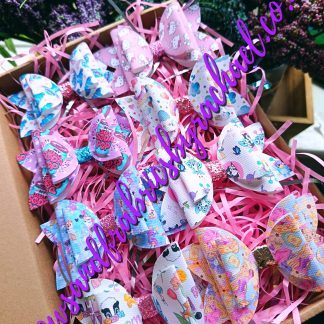 Hair Bow Gift Set 8pcs Reduced To Clear