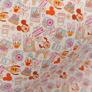 Clubhouse Friends 090 Canvas Fabric Sheet