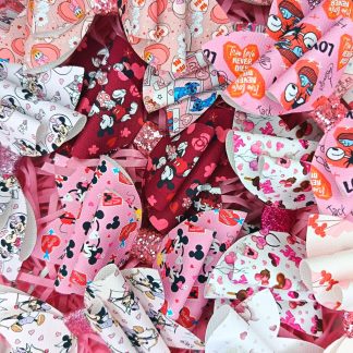 Valentines Day Resellers Bow Hair Bows 24pcs