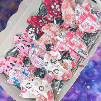 Disney Valentines Day Hair Bow Gift Set