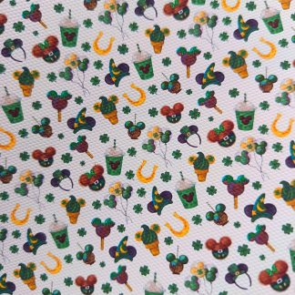 Disney St Patricks Day 002 Canvas Fabric Sheet