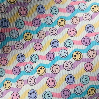Smiley 003 Canvas Fabric Sheet