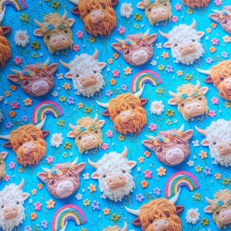 Animals 029 Canvas Fabric Sheet