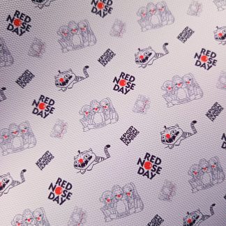 Red Nose Day 008 Canvas Fabric Sheet