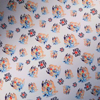 Red Nose Day 009 Canvas Fabric Sheet